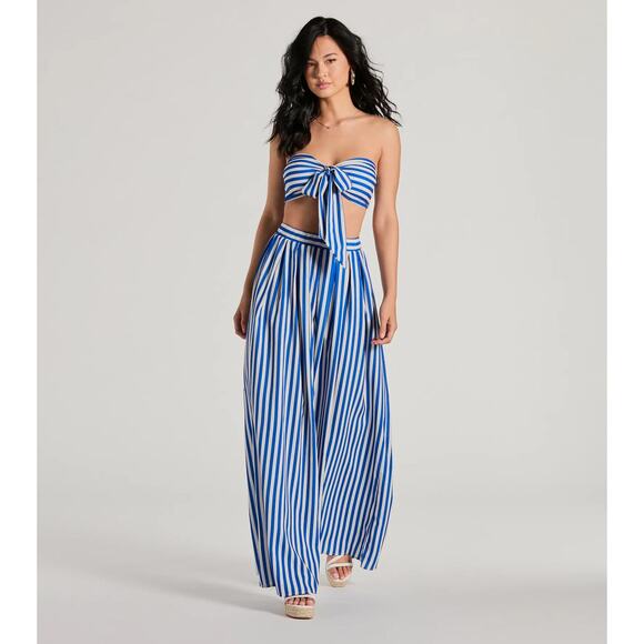 2 Pc Striped outfit NWT size medium - Picture 1 of 10